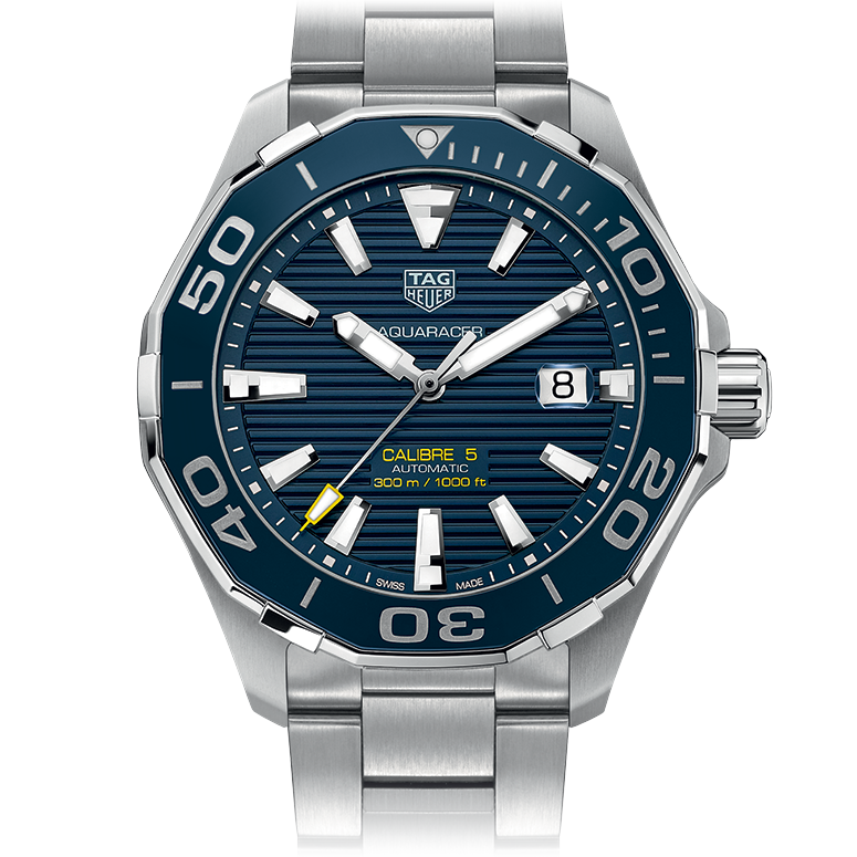 New Men’s TAG Heuer Aquaracer 300 M Blue Dials Replica Watches