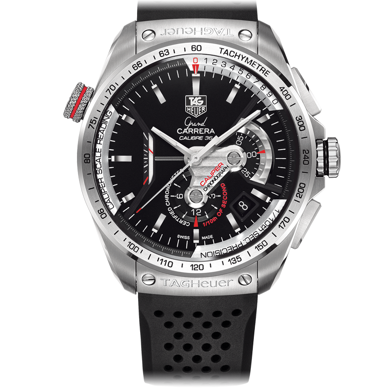 Swiss Functional Black Dials TAG Heuer Grand Carrera Calibre 36 RS Copy Watches