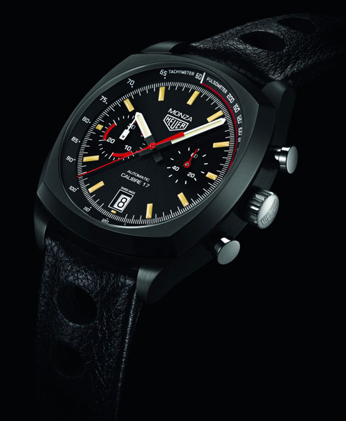 TAG Heuer Monza Fake Watches With Black Titanium Cases Sale