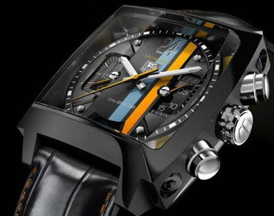 Black Dials TAG Heuer MONACO 24 Concept Chronograph Copy Watches